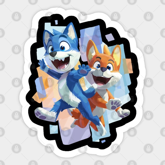 Forever in a Bluey Mood Sticker by Insect Exoskeleton